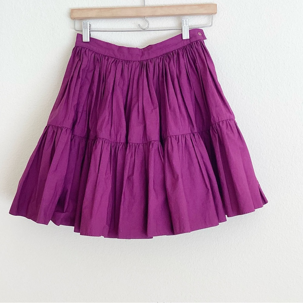 Juicy Couture Purple Mini Skirt SZ 2 - Picture 1 of 5